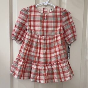 OshKosh B'gosh Red and White Plaid Dress